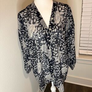 B&W blouse